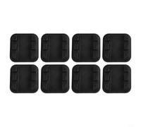 Honseadek Lot de 8 cales de nivellement stables pour cuisson en plein air personnalisables, compatibles avec la plupart des grilles et des plaques de cuisson, empilables, antidérapantes, en caoutchouc