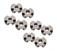 Honseadek Lot de 8 pignons de tronçonneuse de rechange de 3/8" une demi-douzaine de dents en métal - Alésage de 9 x 12 mm - Compatible avec les modèles Es Series 31a 32a 36a 37a 40a 41a 5a 6a