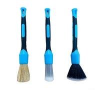 Honseadek Lot de brosses de nettoyage de voiture pour nettoyage intérieur de voiture | Brosse à poils doux pour tableau de bord, grille d'aération et garniture compatible avec voitures, SUV, camions