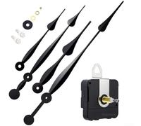 Honseadek Mécanisme d'horloge à quartz à couple élevé de remplacement avec 30,5 cm de long et moteur de rechange pour bricolage