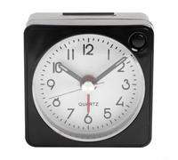 Honseadek Mini réveil de voyage analogique silencieux à quartz portable sans tic-tac avec fonction snooze Design compact pour voyage et maison