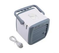 Honseadek Mini ventilateur portable USB pour voiture, alimenté par USB, humidificateur à eau, camping en extérieur et utilisation en intérieur, réservoir de grande capacité