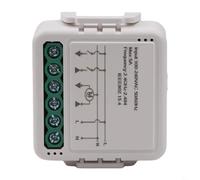 Honseadek Module de relais intelligent WiFi pour volet roulant électrique motorisé pour stores stores stores fonction minuterie en pourcentage, compatible (zigbees)