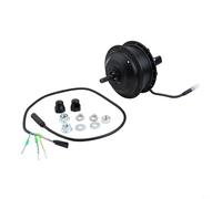 Honseadek Moteur de moyeu de roue arrière de vélo électrique, 36 V 350 W, design sans balais, connecteur 9 broches avec câble d'extension, compatible avec contrôleur 250 W-350 W (48 V)