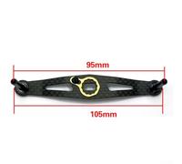 Honseadek Moulinets de pêche pour Abu Baitcasting Manœuvrables 8/5 mm et manche en fibre de carbone pour Daiwa Rocker ayant un style de 10 g pour des Fis améliorés (pour le champagne)