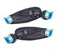 Honseadek Mountain Nylon Foot Longboard Band Aluminum Off-road Construction Strap Enhanced Alloy with Skateboard Stability for Holder for (Blue Buttons)