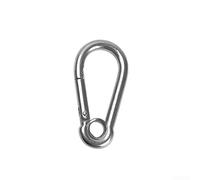 Honseadek Mousqueton à ressort en acier inoxydable pour | Crochet à ressort robuste en acier inoxydable pour escalade en plein air spéléologie balançoire ligne de sécurité câble