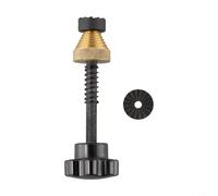 Honseadek Outil de rénovation de robinet avec guide fileté et 2 fraises en acier pour robinets de fuite de 1,27 cm et 1,9 cm, commode de siège de robinet et coupe-siège de valve pour évier, lavabo