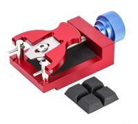 Honseadek Ouvre-boîtier de montre professionnel en métal - Outil de retrait d'anneaux de lunette réglable - Kit d'outils de réparation de montres pour fabricants de montres