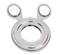 Honseadek Ouvre-œuf en acier inoxydable, outil de coupe de coquille d'œuf à la coque, pour un gadget de cuisine facile à utiliser pour éplucher soigneusement les œufs cuits, 10,5 cm, acier inoxydable