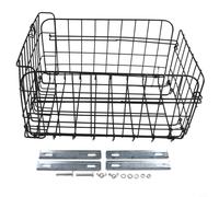 Honseadek Panier arrière pliable pour vélo en acier inoxydable grande capacité