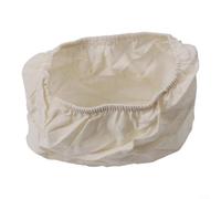Honseadek Panier de fermentation à pain rond ovale doublé en coton et lin avec cadre en rotin, panier à pâte de style européen pour artisan (21 x 15 x 8 cm)