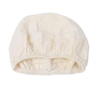 Honseadek Panier de fermentation à pain rond ovale doublé en coton et lin avec cadre en rotin, panier à pâte de style européen pour artisan (17 x 12 x 8 cm)