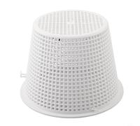 Honseadek Panier d'écumoire de piscine Hayward pour Aladdin Swimquip avec poignée verrouillable Blanc et bleu avec fond lesté Compatible avec Sp1070 et Sp1082 (S Blanc)