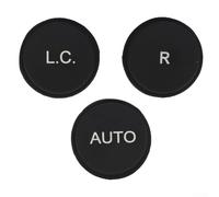 Honseadek Panneau de bouton de commande de boîte de vitesses pour 430, 612, 599 - L C R - Commutateur automatique intérieur de rechange pour tableau de bord avec contrôle de transmission ABS noir