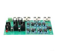 Honseadek Panneau multisegment à trois voies - Séparateur de fréquence électronique réglable - Séparateur audio Linkwitz Riley Filtre NE5532 - Amplificateur Op - Sortie stéréo à six canaux - Module de