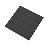 Honseadek Panneau solaire monocristallin 3 W 6 V avec sortie USB pour chargement de téléphone portable - Alimentation de voyage extérieure étanche étanche étanche