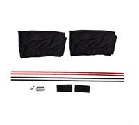 Honseadek Pare-soleil pour voiture - 50 cm x 47 cm - Noir - Pare-soleil avant et arrière - Anti-UV - Pour SUV, van VIP - Protection de la vie privée