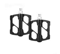 Honseadek Pédales de vélo légères en alliage d'aluminium avec axe Cr-Mo roulements scellés antidérapants double face Grip pour VTT vélo de route Noir