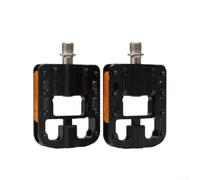 Honseadek Pédales de vélo pliables avec système de roulement triple - Plate-forme antidérapante en alliage CNC - Pour Brompton Neo - Libération rapide - Pour vélo de route VTT de tourisme (noir)