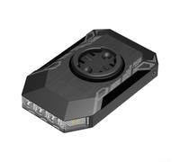 Honseadek Phare de vélo 350 lumens avec batterie externe 4000 mAh et support d'ordinateur de vélo pour Garmin, lampe de vélo rechargeable USB-C, 4 modes IPX4, étanche, comprend un câble de charge et