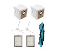 Honseadek Pièces de rechange complètes pour Cecotec 15090 16090 AI SpinArm Home Wash, avec brosse à rouleau principale, brosses latérales, filtres, sacs à poussière de 3,3 l et chiffons de nettoyage