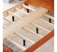 Honseadek Pieds de meubles télescopiques réglables | Cadre de lit en plastique renforcé avec fond hexagonal pour plus de stabilité | 13,5-22 cm/16,5-28,5 cm/19,5-34,5 cm/21-37,5 cm Options (19,5 cm