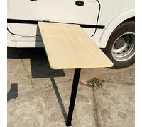 Honseadek Pieds télescopiques pliables de 53,3 à 91,4 cm en hauteur réglable pour camping-car, ponton, camion, yacht, remorque de voyage avec kit de montage sur rail coulissant