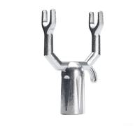 Honseadek Piquets de support pour arbres fruitiers pour vergers et jardins - 10 supports d'entraînement en métal durable et kit de béquille de branche (argenté)