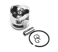 Honseadek Piston de tronçonneuse 41 mm pour bague compatible avec 440 435e 440e 435 240 2240 C Pièce de rechange 502625001 502625002 avec circlips à goupille de poignet