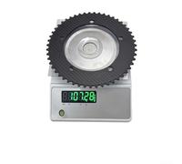 Honseadek Plateau fixe pour vélo en fibre de carbone pour vélos de piste avec système de montage BCD144 et options de dents 49T-64T, volant d'inertie léger à vitesse unique (51T sku)