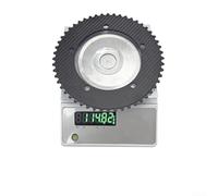 Honseadek Plateau fixe pour vélo en fibre de carbone pour vélos de piste avec système de montage BCD144 et options de dents 49T-64T, volant d'inertie léger à vitesse unique (52T sku)