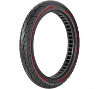 Honseadek Pneu de vélo solide anti-crevaison 16 x 2,125 - Roue en caoutchouc non gonflable pour scooter électrique - Sans entretien - Sans entretien - 40,6 cm (rouge)