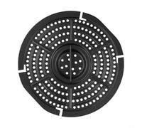 Honseadek Poêle à frire à air comprimé : séparateur sans séparation pour pommes de terre frites, légumes et plus encore, tapis perforé pour une répartition homogène de la chaleur, passe au