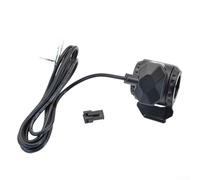 Honseadek Poignée d'accélérateur électrique pour vélo, support de guidon gauche ou droit, résistant à l'usure, antidérapant, en plastique ABS, contrôleur de vitesse pour vélo électrique et scooter