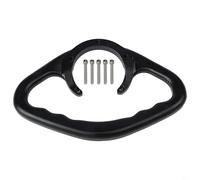 Honseadek Poignée de sécurité pour réservoir de passager, pour FZ1, FZ6, R1, R6, MT-07, MT-09, alliage d'aluminium CNC, noir (noir)