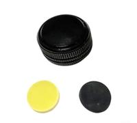 Honseadek Pommeau de frein de rechange pour moulinets de pêche Daiwa Coastal SV TW & Tatula TW 100/150, M11 x 0,5, 11 mm ID, 16 mm OD, 8,2 mm H, joint inclus (noir)