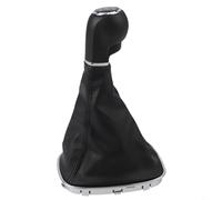 Honseadek Pommeau de levier de vitesse à 5 vitesses, avec soufflet en plastique noir, pour transmission manuelle, compatible avec les modèles Corsa E et Adam 2013-2019