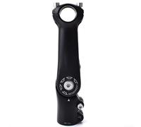 Honseadek Potence réglable pour fourche de 28,6 mm, angle de 0 à 90 degrés, alliage d'aluminium 6061, verrouillage à triple vis, compatible avec les guidons de 25,4 mm et 31,8 mm (28,6 x 25,4 x 110)