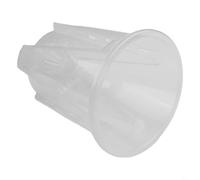 Honseadek Pots à orchidées en plastique transparent, avec trous de drainage, pot de fleurs transparent pour plantes grasses, pot de culture de plantes, design épais, pas de racines pourries (16 cm)