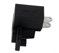 Honseadek Prise de port de charge ronde 6 V 12 V pour voiture électrique pour enfants, trou de charge en plastique, accessoire de rechange compatible avec les modèles de poussettes de véhicules