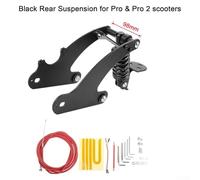 Honseadek Pro1 pour absorbeur 1s Enha Pro2 Trottinettes électriques Construction arrière pour Xiaomi Kit de suspension Compatible - Avoir acier noir ou rouge pour amortisseur (noir pour Pro/Pro2)