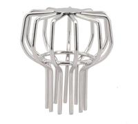 Honseadek Protection de gouttière en acier inoxydable, couvercle rond en maille pour tuyau de descente, bouchon de feuille pour drainage de toit, insert anti-blocage pour filtre de 50/75/110/160/200