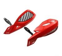 Honseadek Protège-mains de moto 7/8" Accessoires de guidon pour VTT Protection avec kit de montage Protecteur de guidon en plastique Compatible avec la plupart des modèles