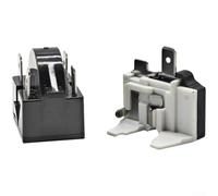 Honseadek PTC Relais de démarreur et protecteur de surcharge de compresseur pour réfrigérateur, série QP2-15 avec configuration à broches rondes, pièce de rechange fiable pour appareils ménagers (M)