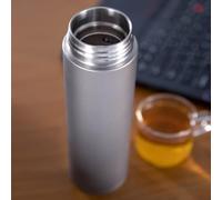 Honseadek Pure avec bouteille de cyclisme Plus 450 ml Camping Double Paroi Thé isolé sous vide Eau Voyage pour Passoire