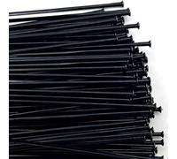 Honseadek Rayons ronds droits en acier inoxydable T302 14G ultra légers série Wing20 pour rayons de vélo pour performance cyclisme de montagne et de route avec fil plat (258 mm Wing20 sku)