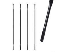 Honseadek Rayons ronds droits en acier inoxydable T302 14G ultra légers série Wing20 pour rayons de vélo pour performance cyclisme de montagne et de route avec fil plat (270 mm Wing20 sku)