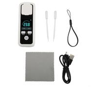 Honseadek Réfractomètre numérique portable, testeur de teneur en sucre de 0 à 32 %, boîtier en caoutchouc souple PVC, étanchéité IPX6, compensation automatique de la température (JBM-10)