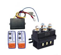 Honseadek Relais solénoïde de commande de treuil, 12 V 500 A, double télécommande